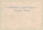 Thank You Jewish Greeting Card by Mickie Caspi