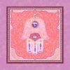 GA-3c Hamsa Wall Art PINK