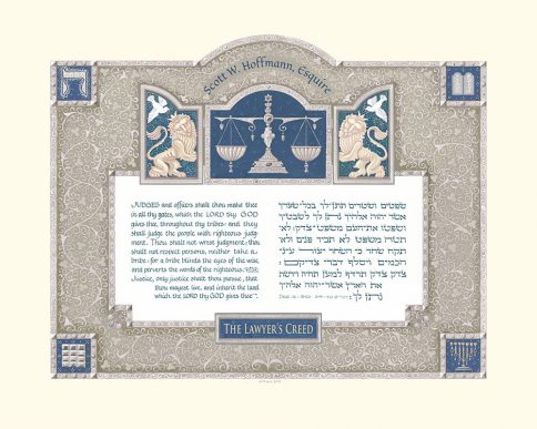 Personalized Lawyers Creed Lions