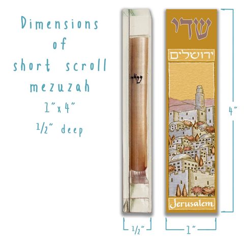 Jerusalem Peace Mezuzah