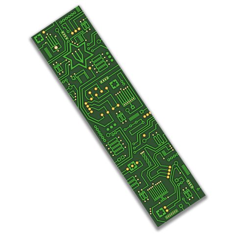 Circuit Board Mezuzah by Mickie Caspi