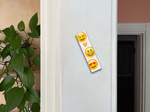 Smiley Stars Mezuzah