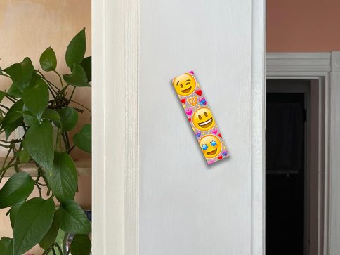 Smiley Hearts Mezuzah