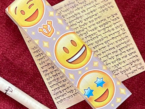 Smiley Diamonds Mezuzah