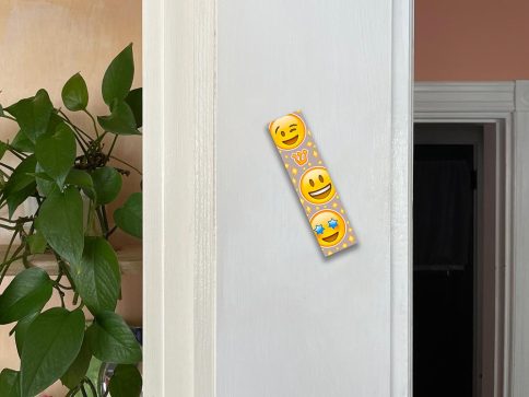 Smiley Diamonds Mezuzah