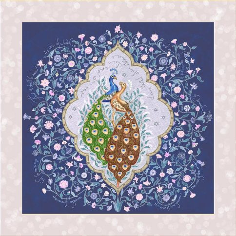 Peacocks Love Fine Art Print Wall Art TWILIGHT