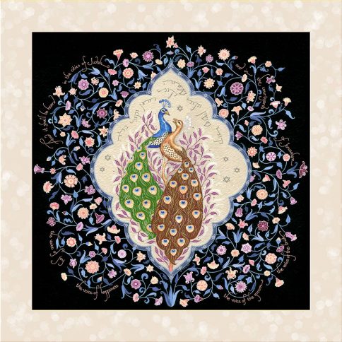 Peacocks Love Fine Art Print Wall Art EBONY