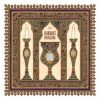 Shabbat Shalom Shabbat Candles Wall Art Fine Art Print EGGPLANT