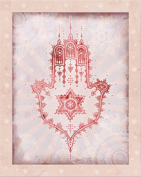 Hamsa Fine Art Print Wall Art DAWN