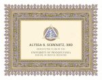 Personalized Dentist Graduate Formal Gift by Mickie Caspi Twilight