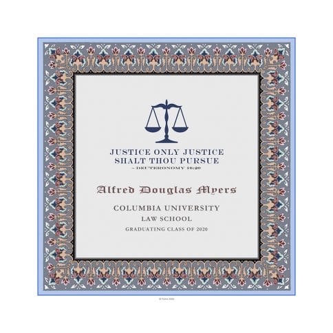 Personalized Lawyers Creed Graduate Classic Grey