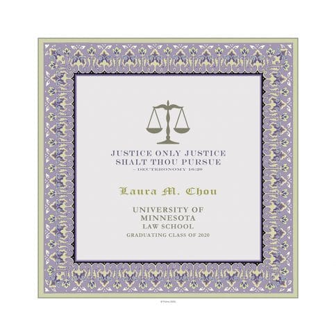 Personalized Lawyers Creed Graduate Classic Dusk