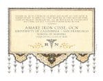 Personalized Nurse Prayer Arabesque Ebony