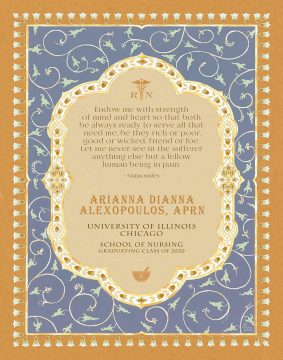 Personalized Nurse Prayer Graceful Honey