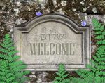Ferns New Home Blessing Shalom Custom Fine Art Print by Mickie Caspi