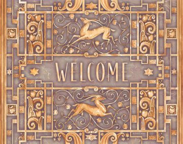 Gatsby New Home Blessing Mist Custom Fine Art Print by Mickie Caspi