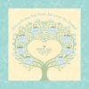Custom Heart Family Tree Baby Boy Honey by Mickie Caspi