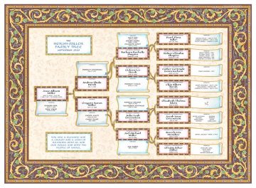 Custom Scroll Family Tree New Baby Saddle by Mickie Caspi