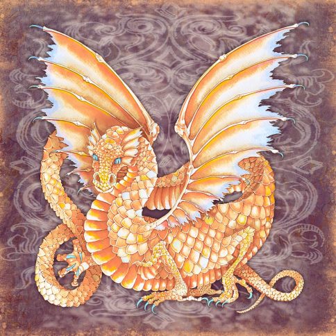 Dragon Energy Wall Art Custom Fine Art Print by Mickie Caspi