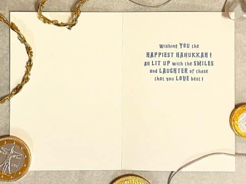 HK3030 Sunny Dreidel Hanukkah Greetings Package Cards by Mickie Caspi