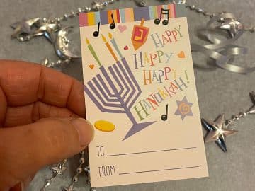 Hanukkah Stickers Peel and Stick Labels Celebrate