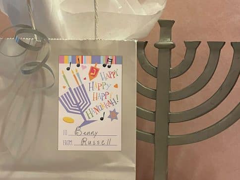 Hanukkah Stickers Peel and Stick Labels Celebrate