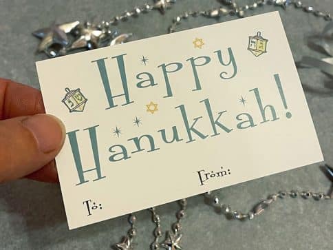 Happy Hanukkah Stickers Peel and Stick Labels