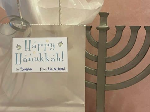 Happy Hanukkah Stickers Peel and Stick Labels