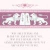 Lions Girl Blessing Wall Art by Mickie Caspi Pink