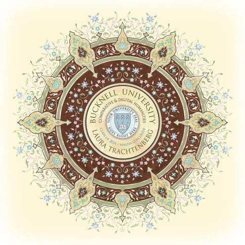 Personalized Graduating Class Sunburst Gift by Mickie Caspi Auburn