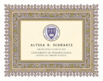 Personalized Graduating Class Diploma Gift by Mickie Caspi Twilight