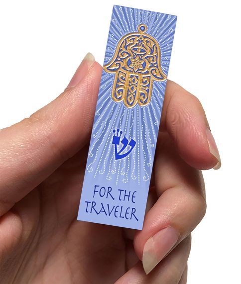 Traveler Hamsa Car Mezuzah