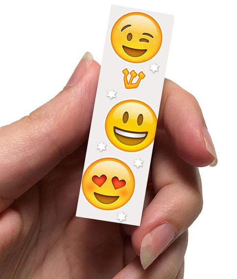 Smiley Stars Car Mezuzah