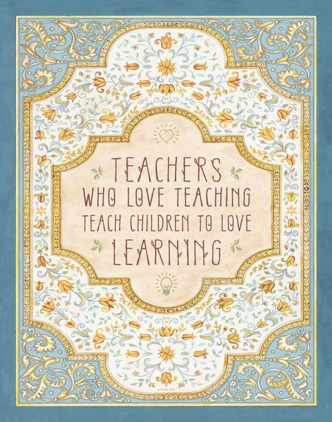 Florentine Learning Educator Gift by Mickie Caspi DAISY