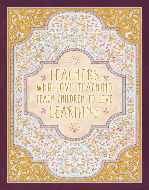 Florentine Learning Educator Gift by Mickie Caspi SPRING