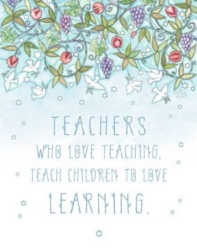 Doves Teach Educator Gift SKY