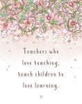 Doves Teach Educator Gift BLUSH