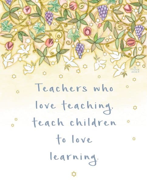 Doves Teach Educator Gift SUNSHINE