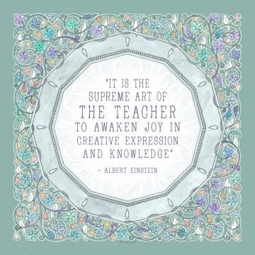 Figs Knowledge Educator Gift by Mickie Caspi TURQUOISE