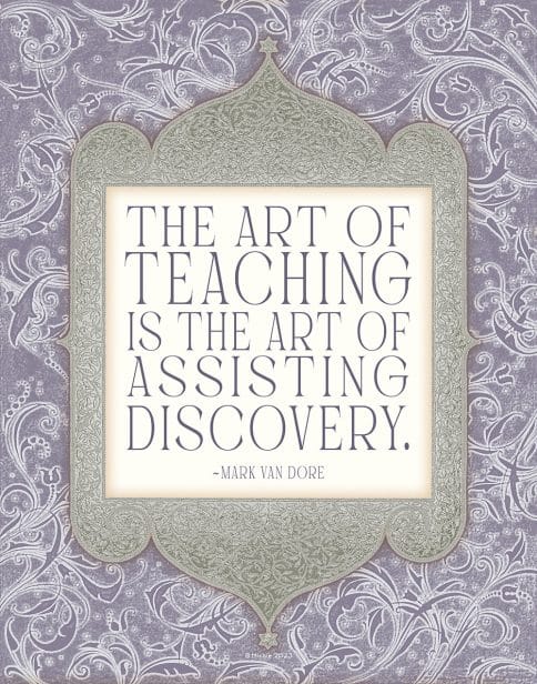 Ornate Discovery Educator Gift by Mickie Caspi SILVER