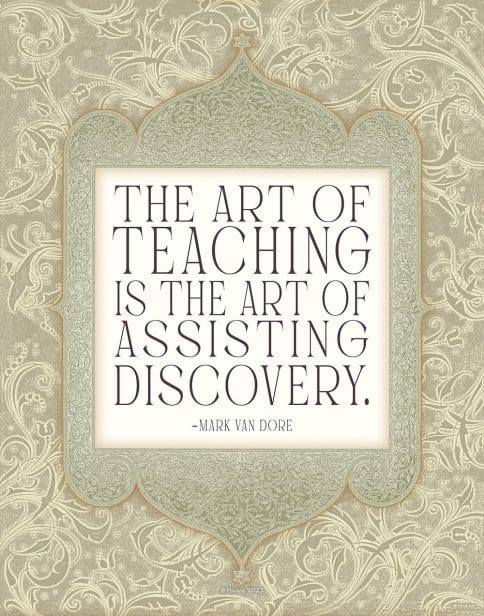 Ornate Discovery Educator Gift by Mickie Caspi PLATINUM