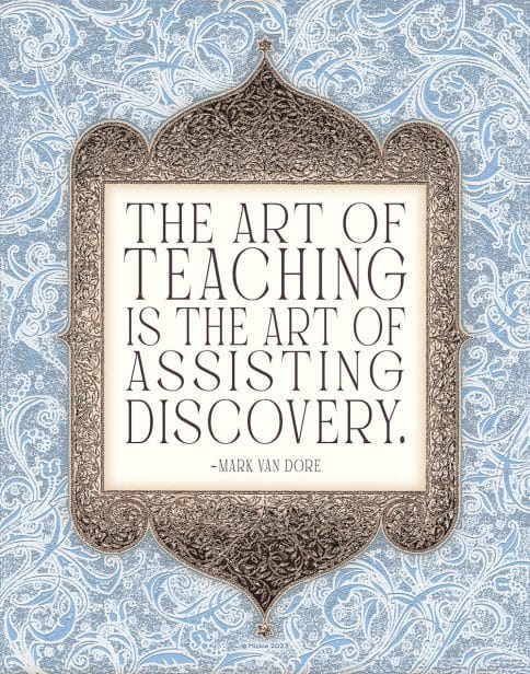 Ornate Discovery Educator Gift by Mickie Caspi COPPER