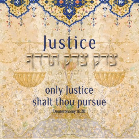Lawyers Creed Righteousness Art Professions Gift by Mickie Caspi SAND