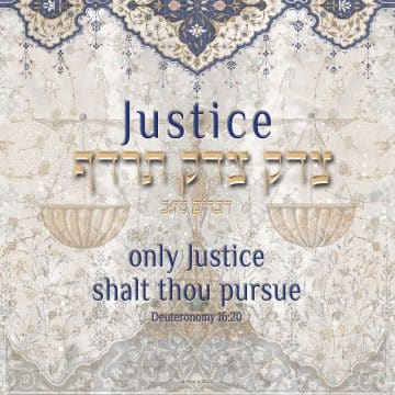 Lawyers Creed Righteousness Art Professions Gift by Mickie Caspi STONE