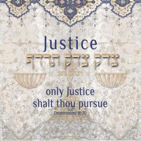 Lawyers Creed Righteousness Art Professions Gift by Mickie Caspi STONE