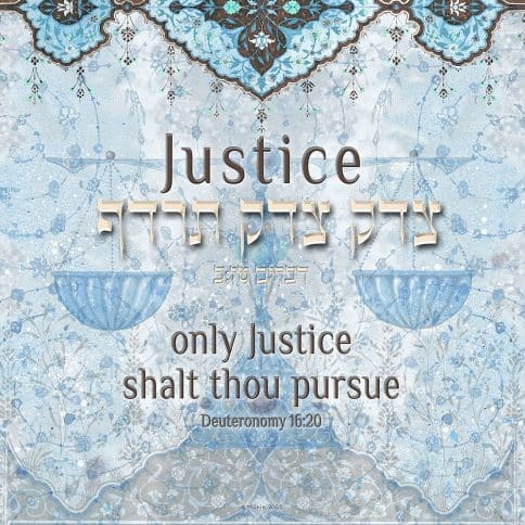 Lawyers Creed Righteousness Art Professions Gift by Mickie Caspi RAIN