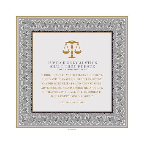 Lawyers Creed Classic Art Professions Gift by Mickie Caspi FOG