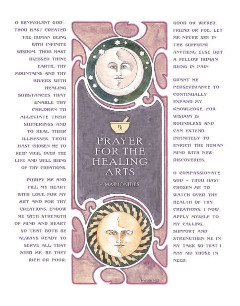 Nurse Prayer Celestial by Mickie Caspi TWILIGHT