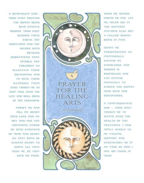 Nurse Prayer Celestial by Mickie Caspi SPRING