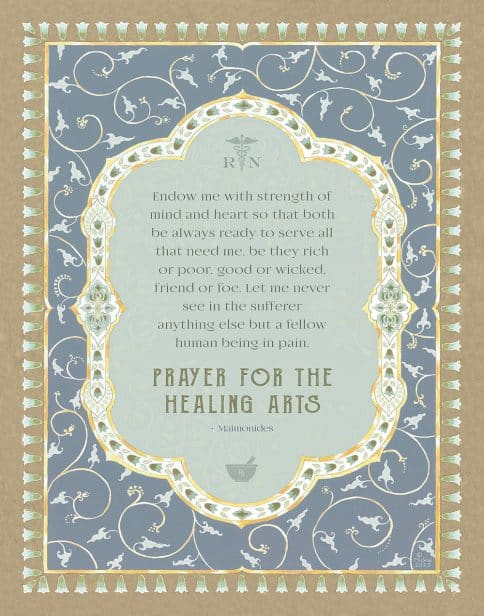 Nurse Prayer Graceful by Mickie Caspi SAGE